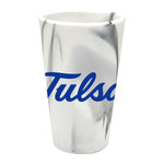 Tulsa Golden Hurricanes MOUNTAIN MARBLE 16 oz Silicone Pint Glass