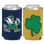 Wholesale-Notre Dame Fighting Irish SHAMROCK/LEPRECHAUN Can Cooler 12 oz.