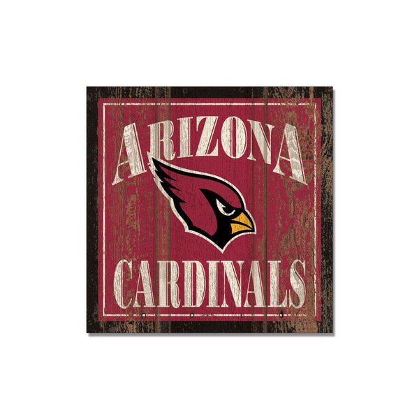 Arizona Cardinals Wooden Magnet 3" X 3"