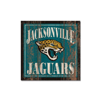 Jacksonville Jaguars Wooden Magnet 3" X 3"