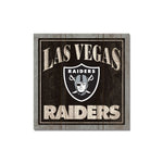 Las Vegas Raiders Wooden Magnet 3" X 3"
