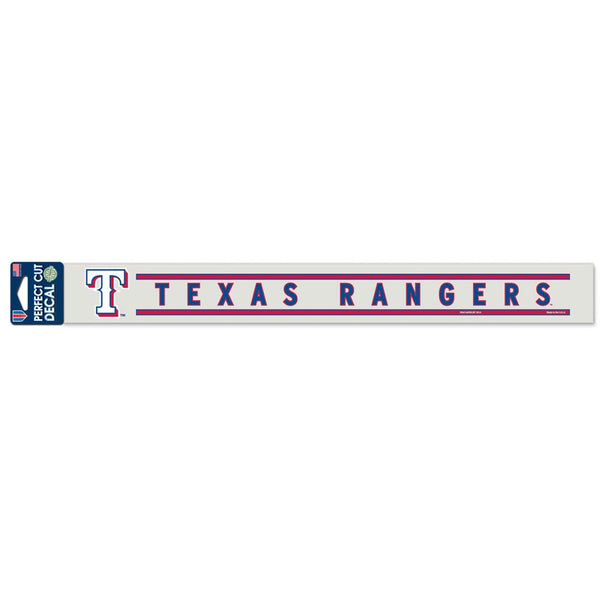 Texas Rangers Perfect Cut Decals 2" x 17"