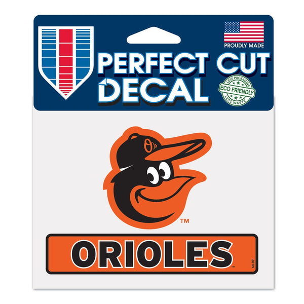 Baltimore Orioles Perfect Cut Color Decal 4.5" x 5.75"