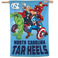 Wholesale-North Carolina Tar Heels / Marvel (c) 2021 MARVEL Vertical Flag 28" x 40"