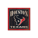 Houston Texans Wooden Magnet 3" X 3"