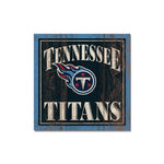 Tennessee Titans Wooden Magnet 3" X 3"