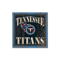 Tennessee Titans Wooden Magnet 3" X 3"