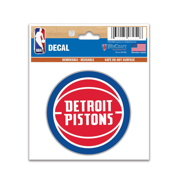 Detroit Pistons Multi-Use Decal 3" x 4"