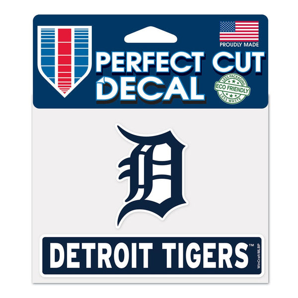 Detroit Tigers Perfect Cut Color Decal 4.5" x 5.75"