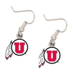 Wholesale-Utah Utes Earrings Jewelry Card