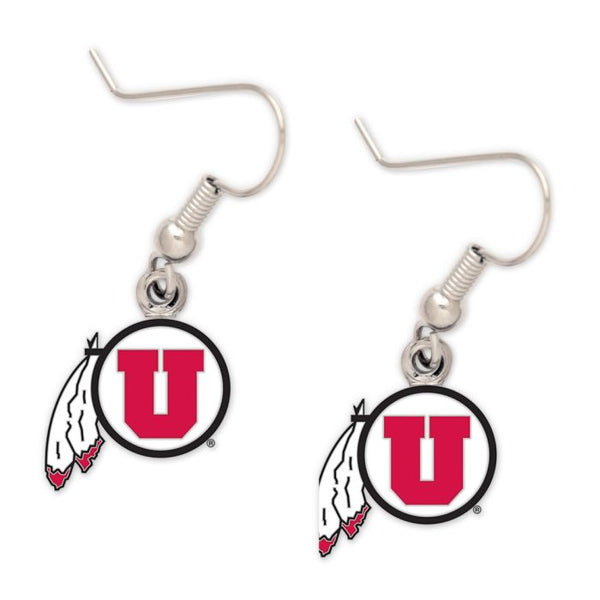 Wholesale-Utah Utes Earrings Jewelry Card