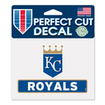 Kansas City Royals Perfect Cut Color Decal 4.5" x 5.75"