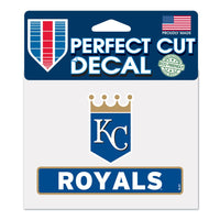 Kansas City Royals Perfect Cut Color Decal 4.5" x 5.75"