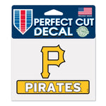 Pittsburgh Pirates Perfect Cut Color Decal 4.5" x 5.75"