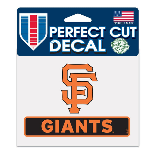 San Francisco Giants Perfect Cut Color Decal 4.5" x 5.75"