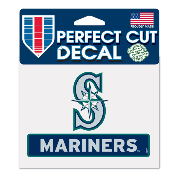 Seattle Mariners Perfect Cut Color Decal 4.5" x 5.75"