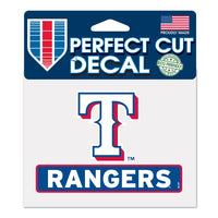 Texas Rangers Perfect Cut Color Decal 4.5" x 5.75"