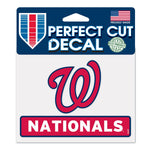 Washington Nationals Perfect Cut Color Decal 4.5" x 5.75"
