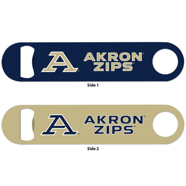 Akron Zips Metal Bottle Opener 2 Sided