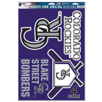 Colorado Rockies Multi-Use Decal 11" x 17"