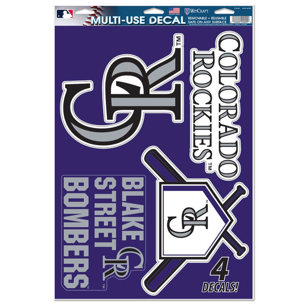 Colorado Rockies Multi-Use Decal 11" x 17"