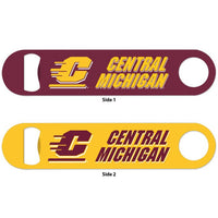 Wholesale-Central Michigan Chippewas Metal Bottle Opener 2 Sided