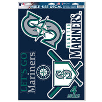 Seattle Mariners Multi-Use Decal 11" x 17"