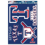 Texas Rangers Multi-Use Decal 11" x 17"