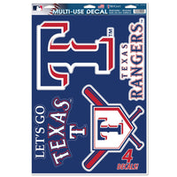 Texas Rangers Multi-Use Decal 11" x 17"