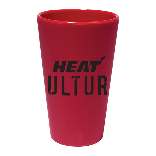 Miami Heat / City Edition 16 oz Silicone Pint Glass