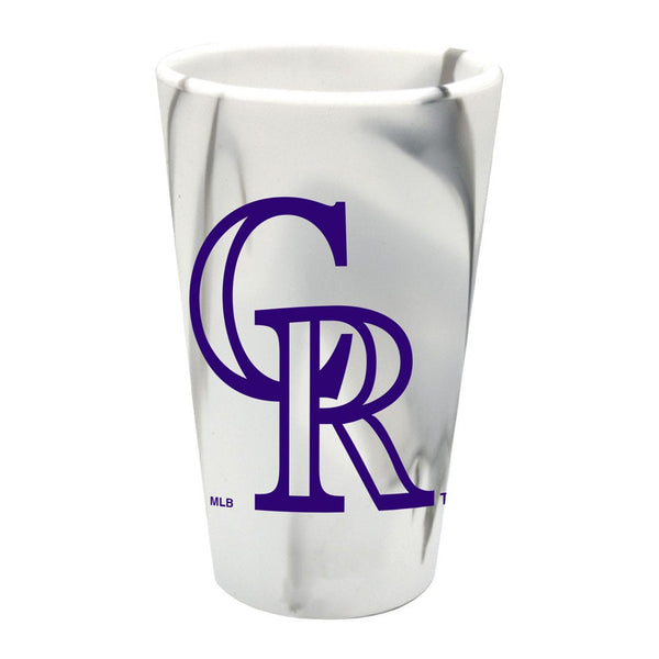 Colorado Rockies 16 oz Silicone Pint Glass