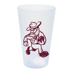 Texas A&M Aggies Ol' Sarge Football 16 oz Silicone Pint Glass