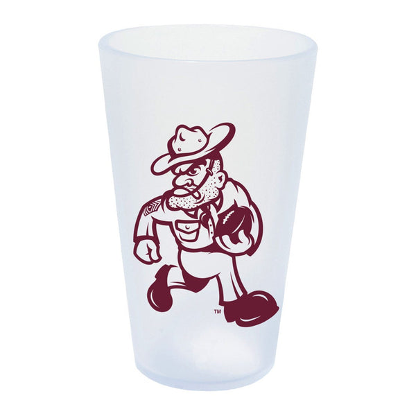 Texas A&M Aggies Ol' Sarge Football 16 oz Silicone Pint Glass