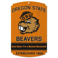 Wholesale-Oregon State Beavers /College Vault vault Wood Sign 11" x 17" 1/4" thick