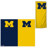 Wholesale-Michigan Wolverines 2 color Fan Wraps