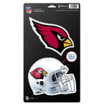 Arizona Cardinals 2 Pack Magnets 5" x  9"