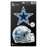 Dallas Cowboys 2 Pack Magnets 5" x  9"