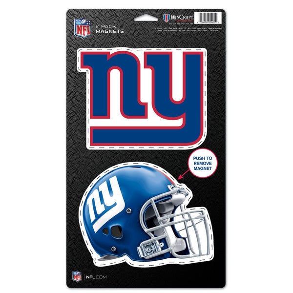New York Giants 2 Pack Magnets 5" x  9"