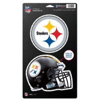 Pittsburgh Steelers 2 Pack Magnets 5" x  9"