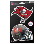 Tampa Bay Buccaneers 2 Pack Magnets 5" x  9"