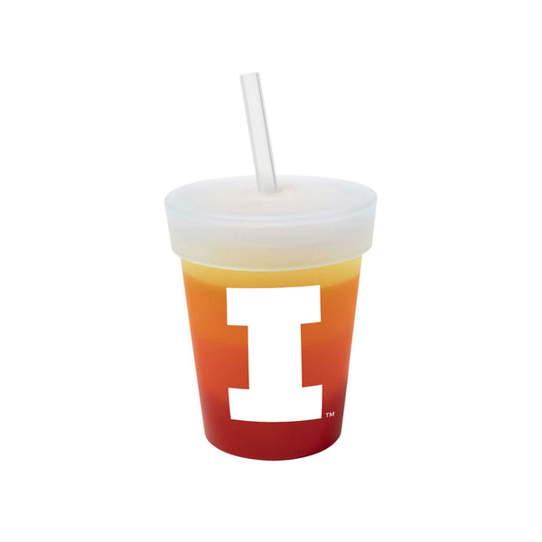 Illinois Fighting Illini 8 oz Straw Tumbler