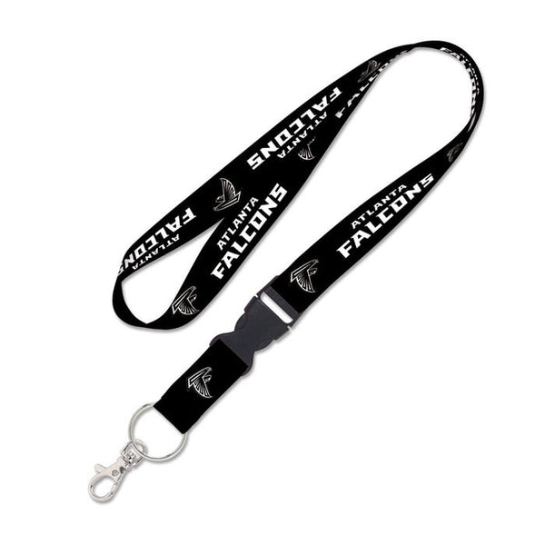 Atlanta Falcons Blackout Lanyard w/detachable buckle 1"