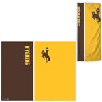 Wholesale-Wyoming Cowboys Vertical Split Fan Wraps