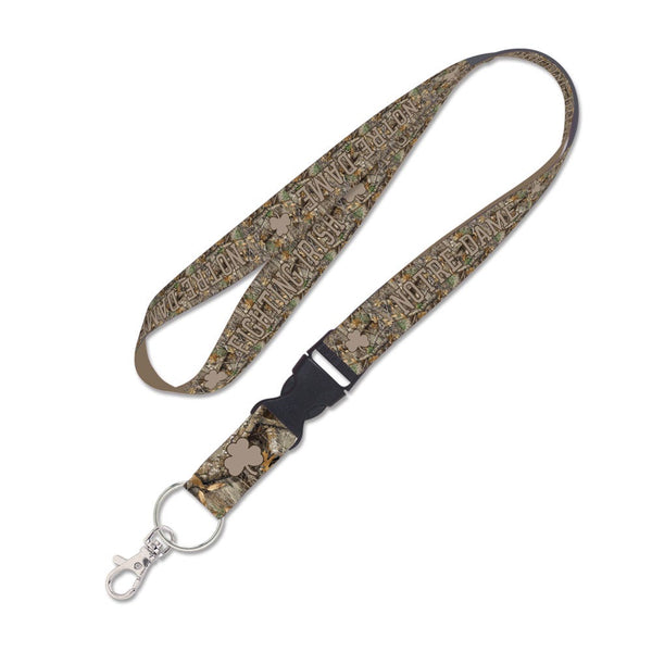 Notre Dame Fighting Irish / Camo NCAA CAMO Lanyard w/detachable buckle 1"