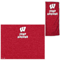 Wholesale-Wisconsin Badgers HEATHERED Fan Wraps