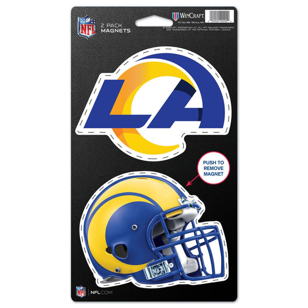 Los Angeles Rams 2 Pack Magnets 5" x  9"