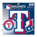 Texas Rangers Vinyl Magnet 11" x 11"