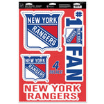New York Rangers Multi-Use Decal 11" x 17"