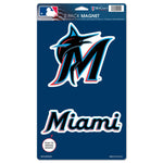 Miami Marlins 2 Pack Magnets 5" x  9"