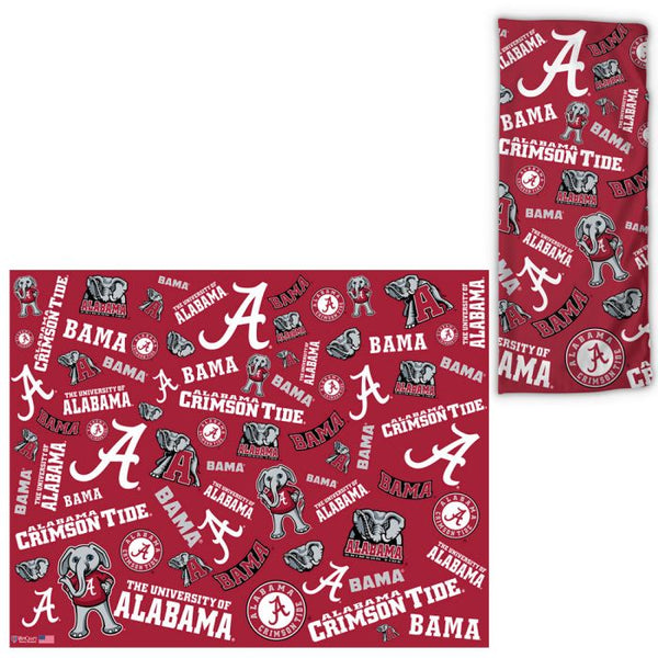 Wholesale-Alabama Crimson Tide Scatter Print Fan Wraps